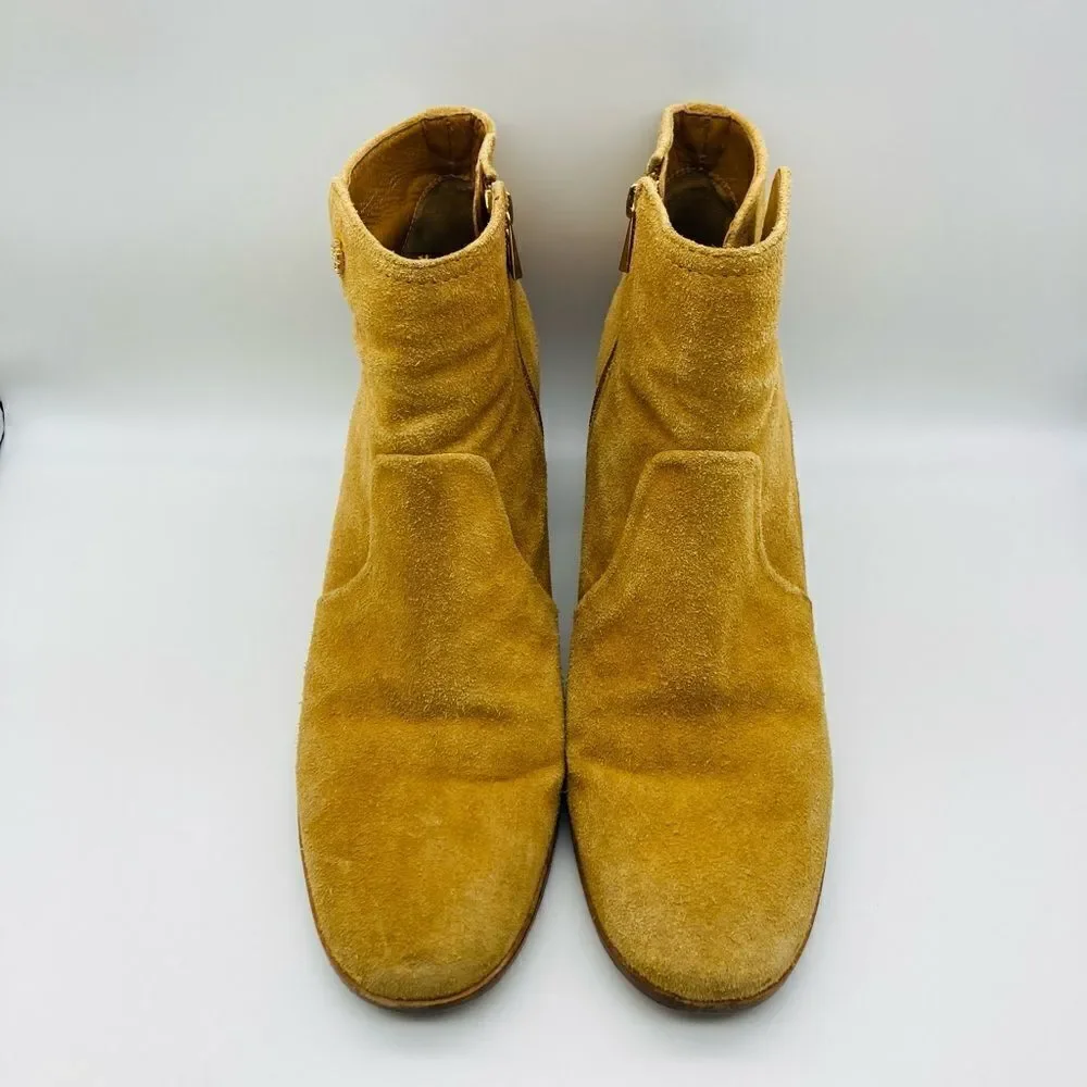 Tory Burch Sabe Caramel Suede Women’s Boots 10M